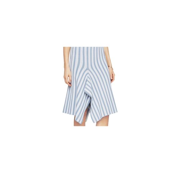 BCBG Maxazria Eden Stripes Skirt Size M Blue & White Stripes MSRP$268 - Picture 4 of 7